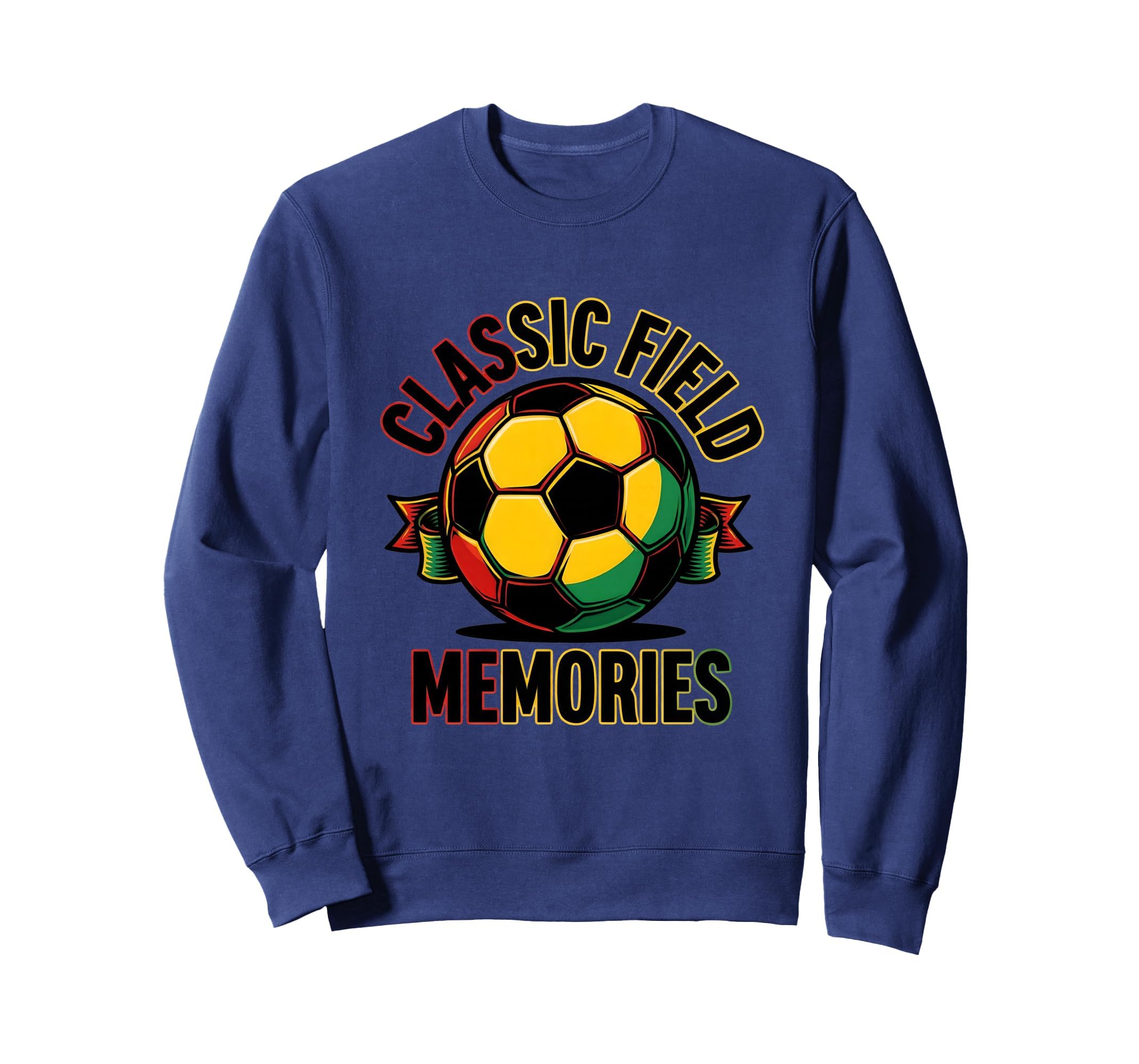 Soccer Ball Field Memories Sweatshirt - Custom Art Print Men Women - T-Shirt, Sweatshirt, Hoodie