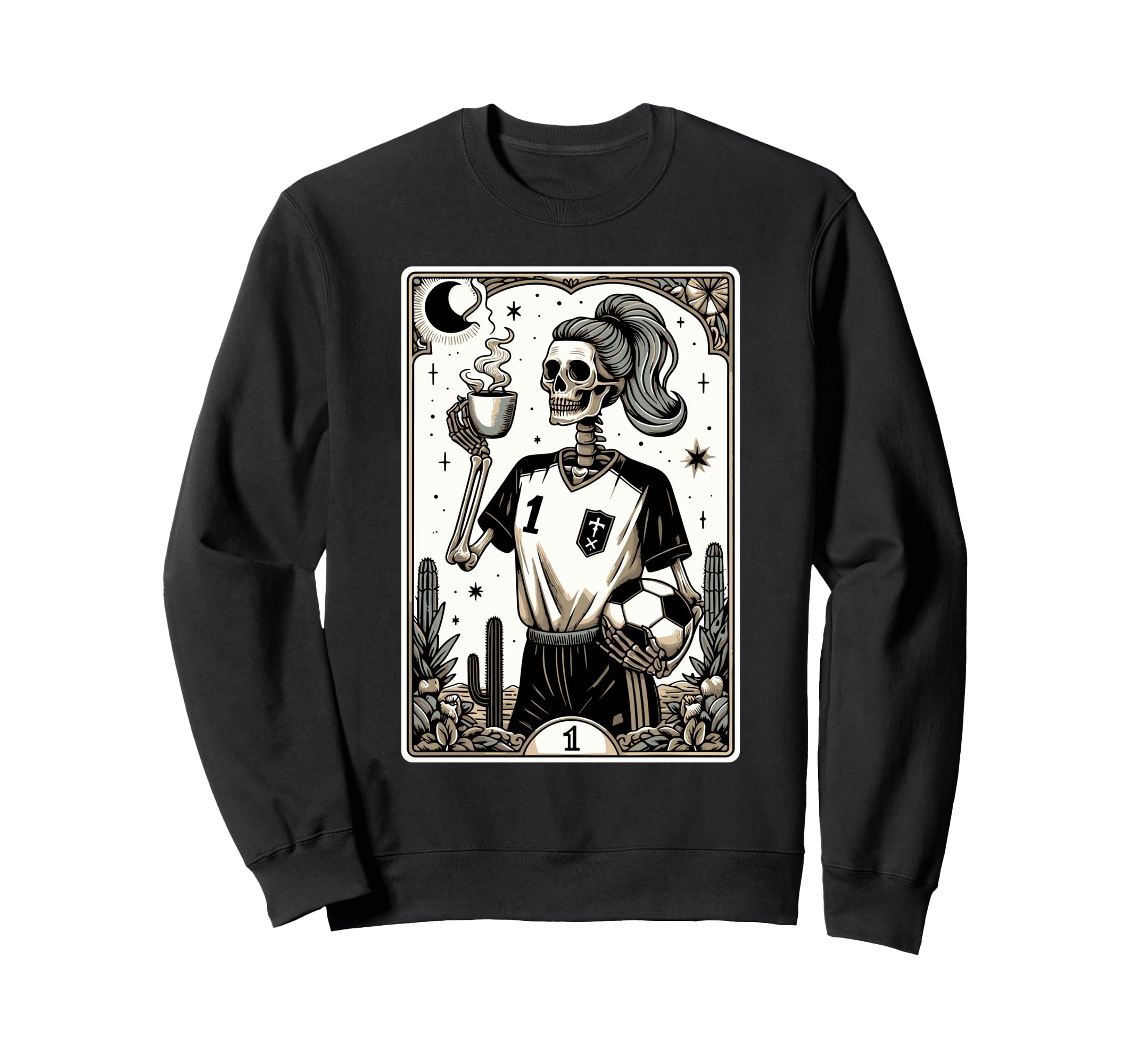 Soccer Mom Soccer Mum Tarot Sweatshirt - Casual Everyday Wear for Adults - T-Shirt, Sweatshirt, Hoodie