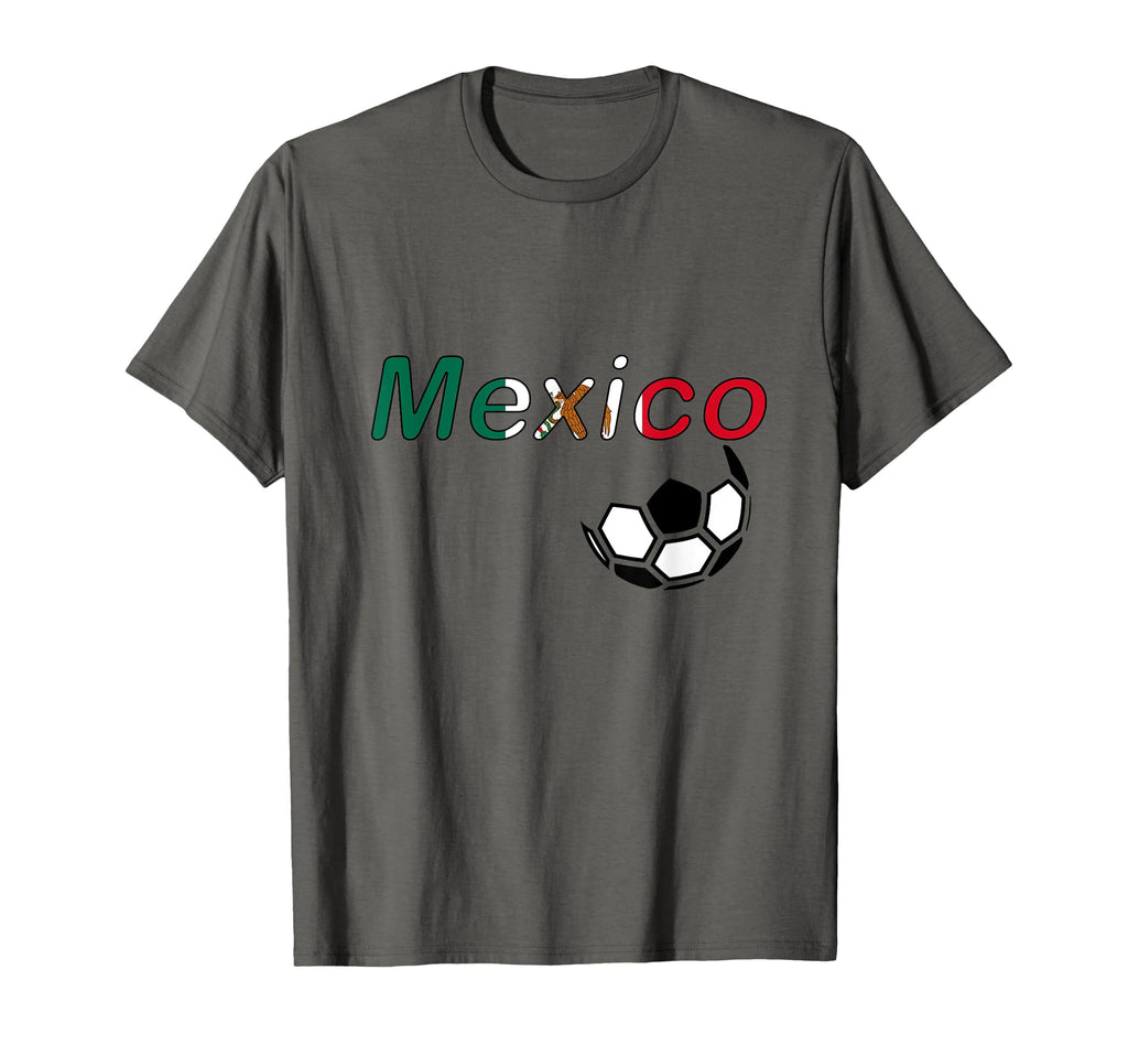 Mexico Futbol Soccer Ball Mexican T-Shirt - Casual Everyday Wear Men Women - T-Shirt, Sweatshirt, Hoodie