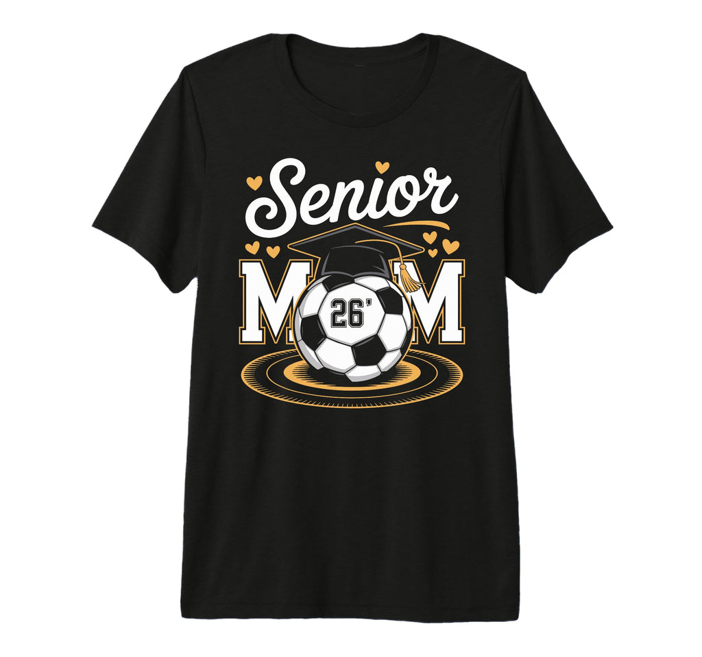 Senior Soccer Mom Class 2026 Tri T-Shirt - Custom Art Print for Adults - T-Shirt, Sweatshirt, Hoodie