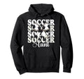 Womens Coquette Bow Ribbon Soccer Player Hoodie - Custom Art Print Unisex - T-Shirt, Sweatshirt, Hoodie