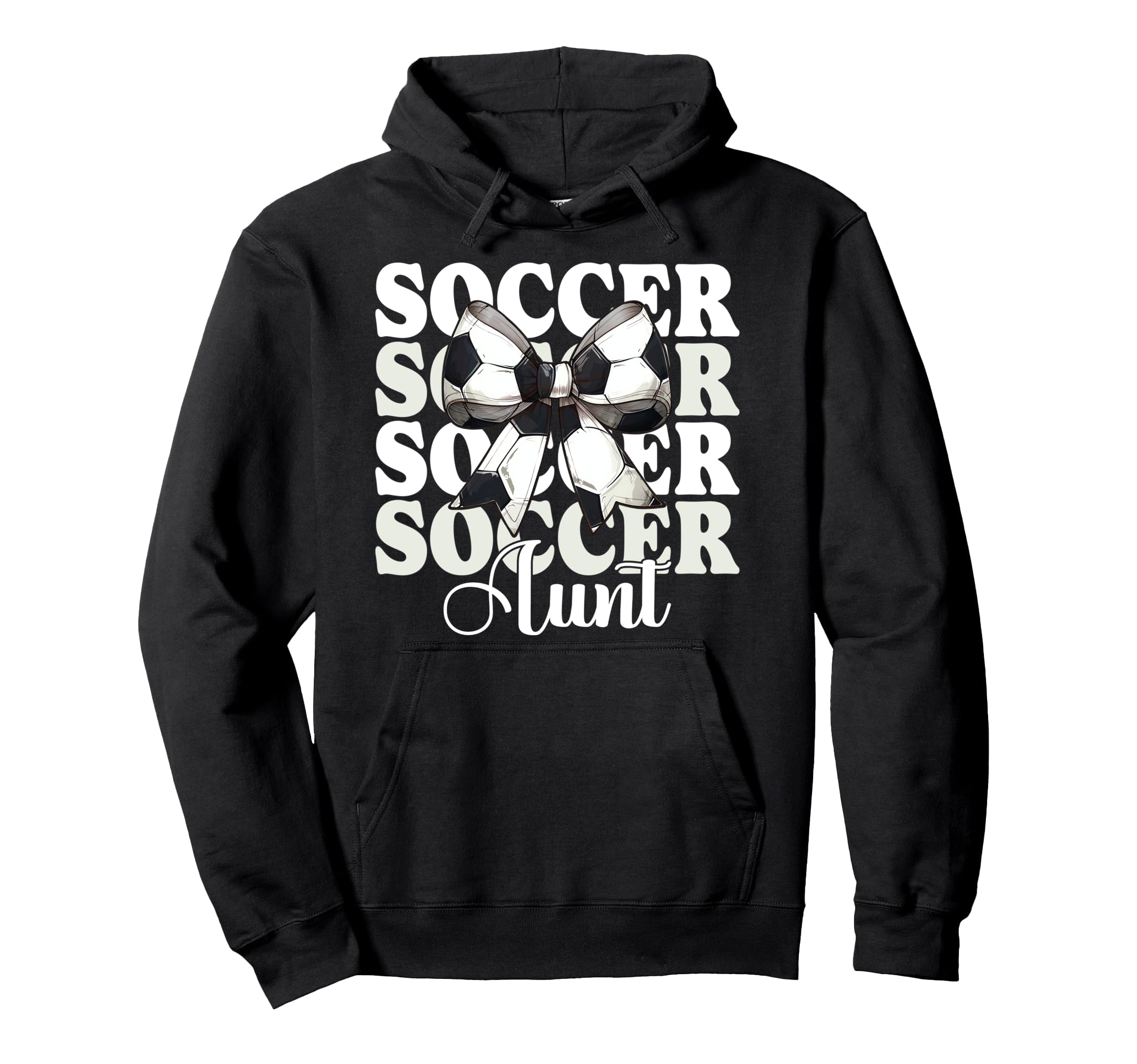Womens Coquette Bow Ribbon Soccer Player Hoodie - Custom Art Print Unisex - T-Shirt, Sweatshirt, Hoodie