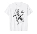 Funny Fox Freestyling Soccer Ball T-Shirt - Streetwear Style Unisex - T-Shirt, Sweatshirt, Hoodie