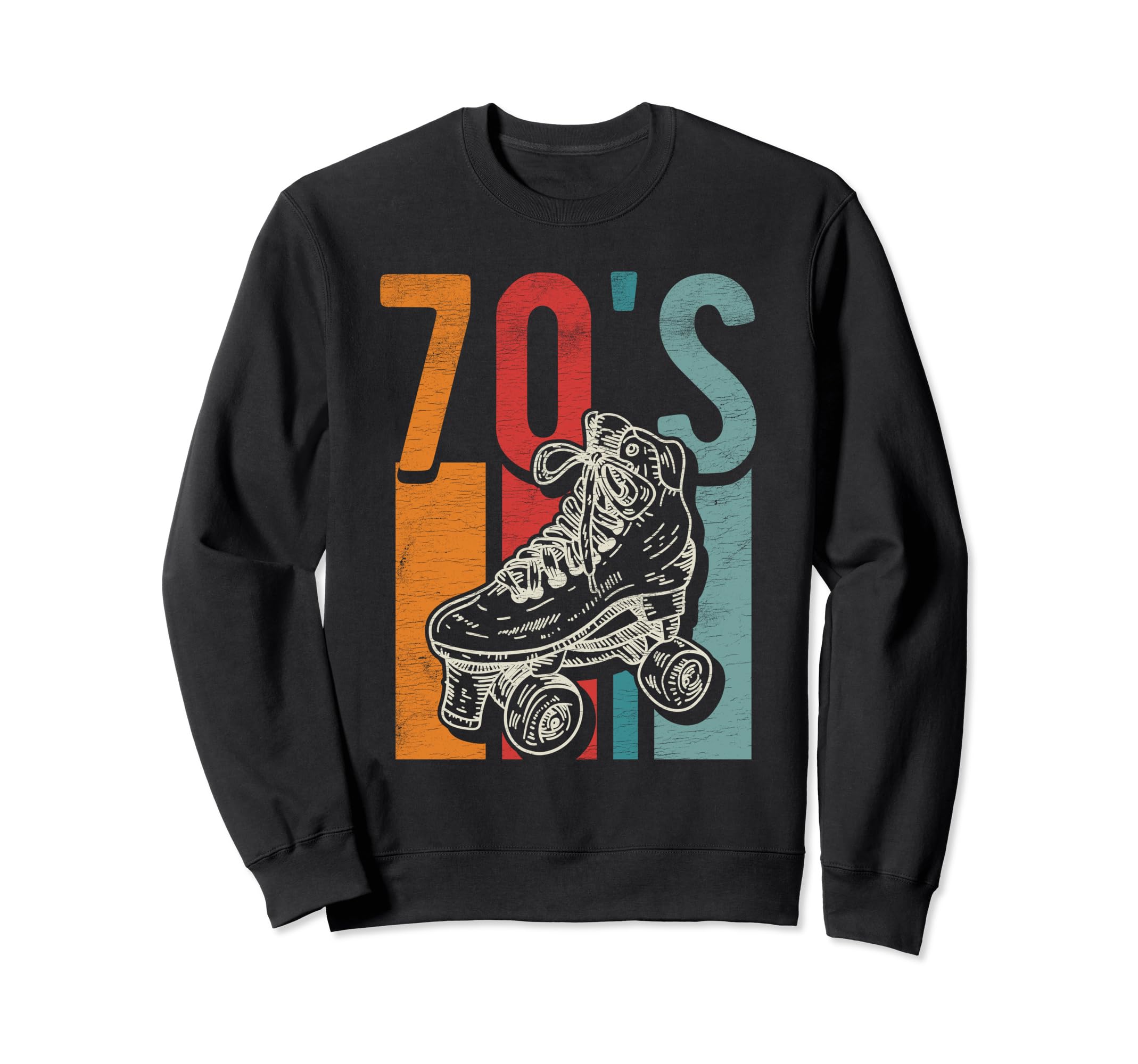 Roller Skates Skating Fun Sweatshirt - Fun Novelty Design for Adults - T-Shirt, Sweatshirt, Hoodie
