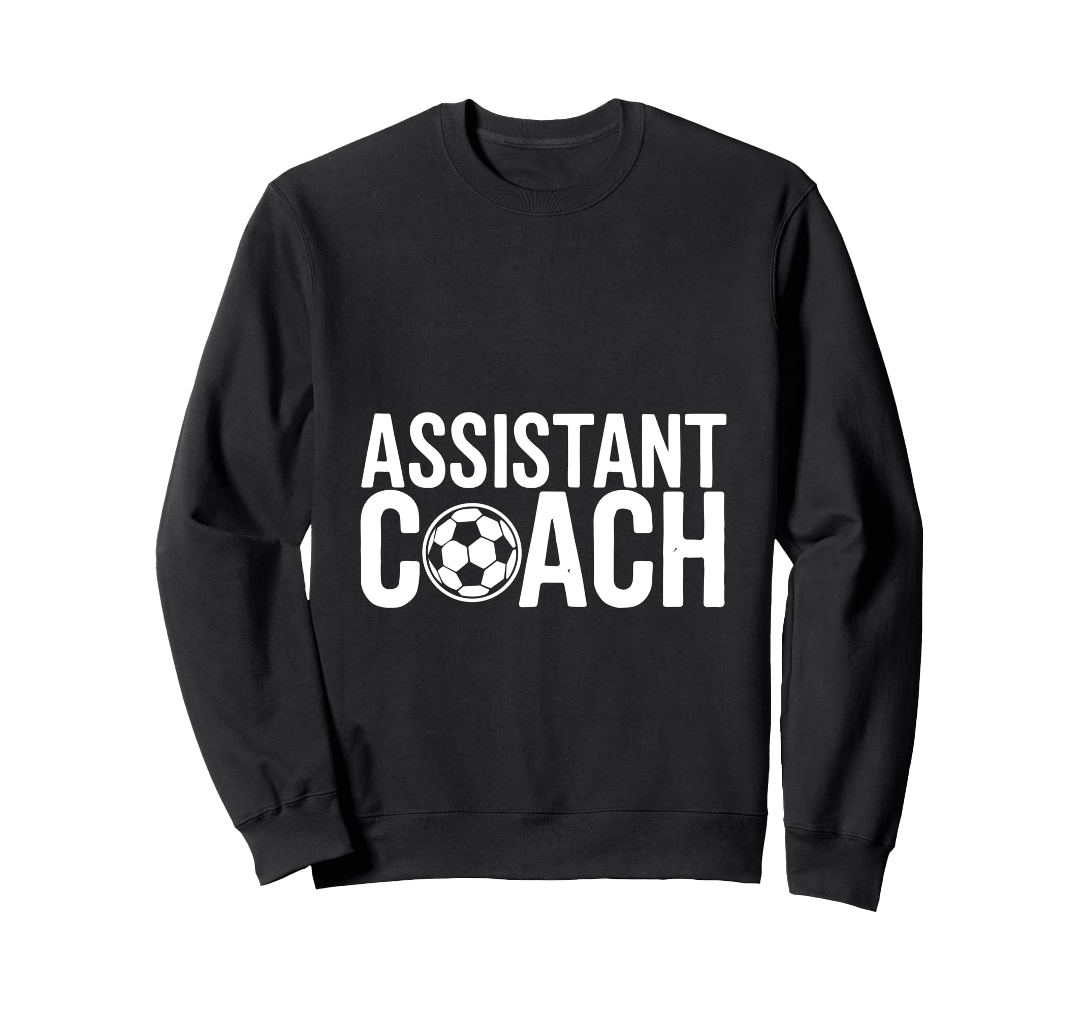 Assistant Coach Soccer Enthusiast Sweatshirt - Minimalist Print Men Women - T-Shirt, Sweatshirt, Hoodie