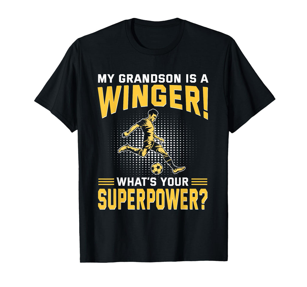 My Grandson Is Winger Whats Your T-Shirt - Minimalist Print Unisex - T-Shirt, Sweatshirt, Hoodie
