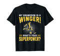 My Grandson Is Winger Whats Your T-Shirt - Minimalist Print Unisex - T-Shirt, Sweatshirt, Hoodie