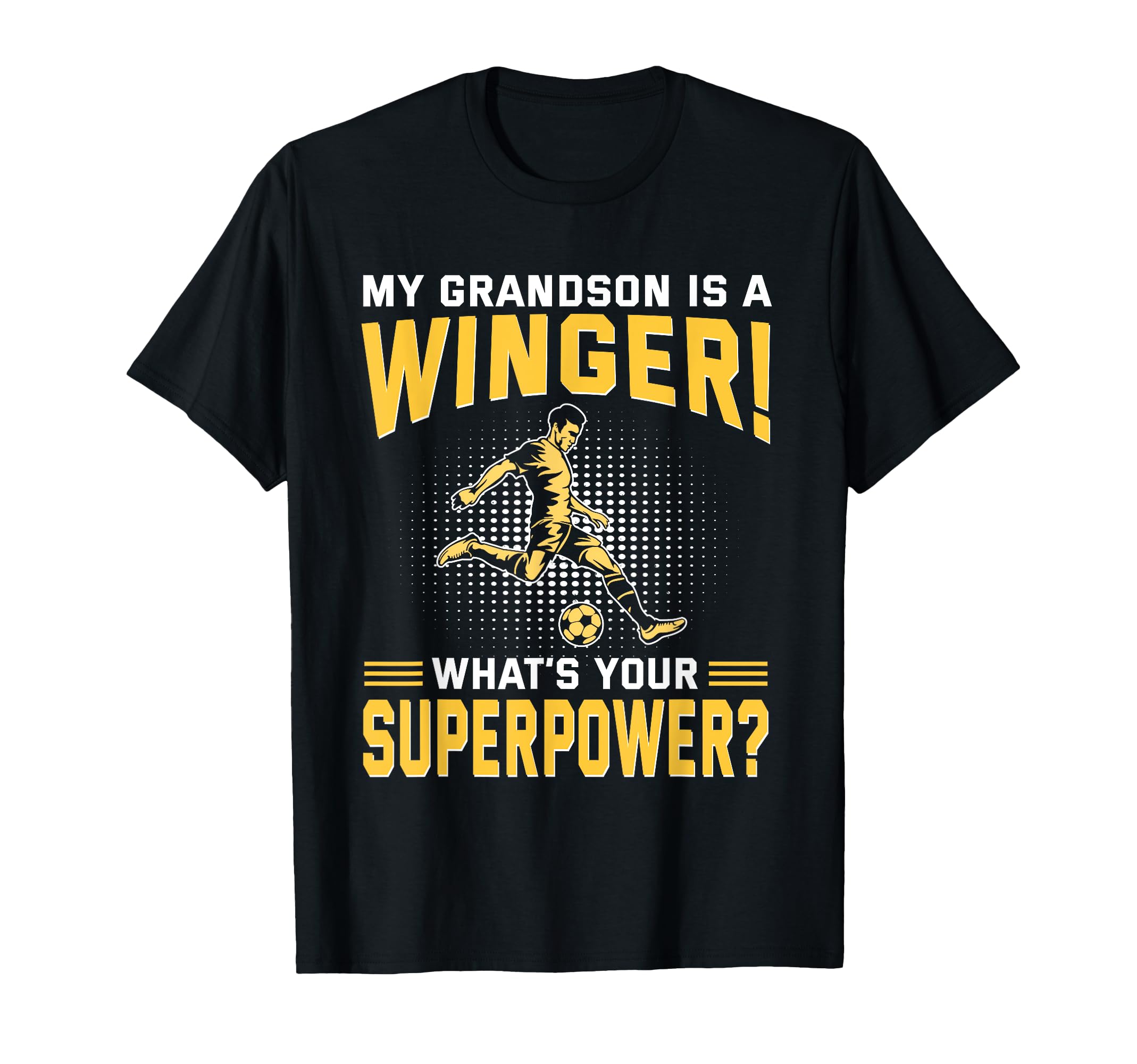 My Grandson Is Winger Whats Your T-Shirt - Minimalist Print Unisex - T-Shirt, Sweatshirt, Hoodie