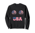 Usa Soccer Funny Boobs Soccer Balls Sweatshirt - Unique Graphic Unisex - T-Shirt, Sweatshirt, Hoodie