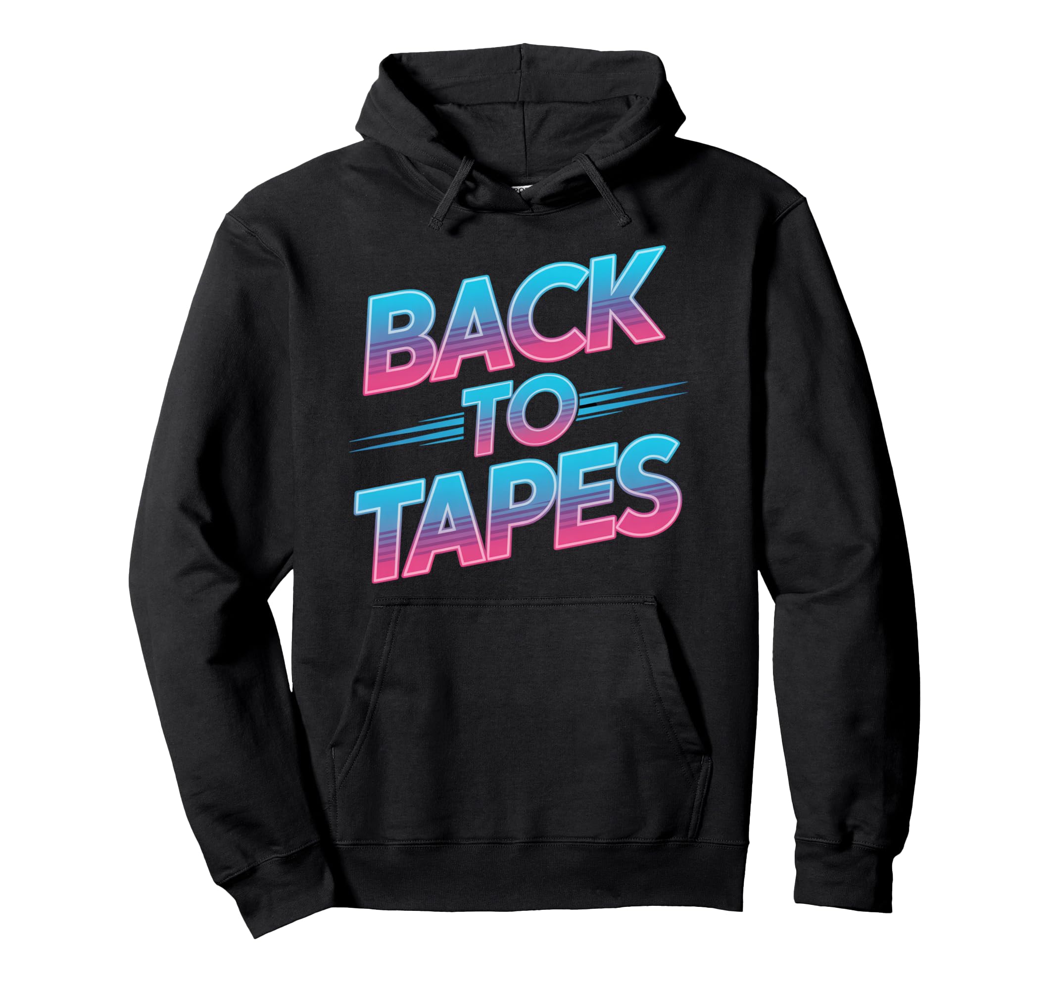 Back To Tapes 80S Cassette Mixtape Hoodie - Fun Novelty Design for Adults - T-Shirt, Sweatshirt, Hoodie