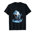 Shark Ice Hockey Player Hockey Stick T-Shirt - Streetwear Style for Adults - T-Shirt, Sweatshirt, Hoodie