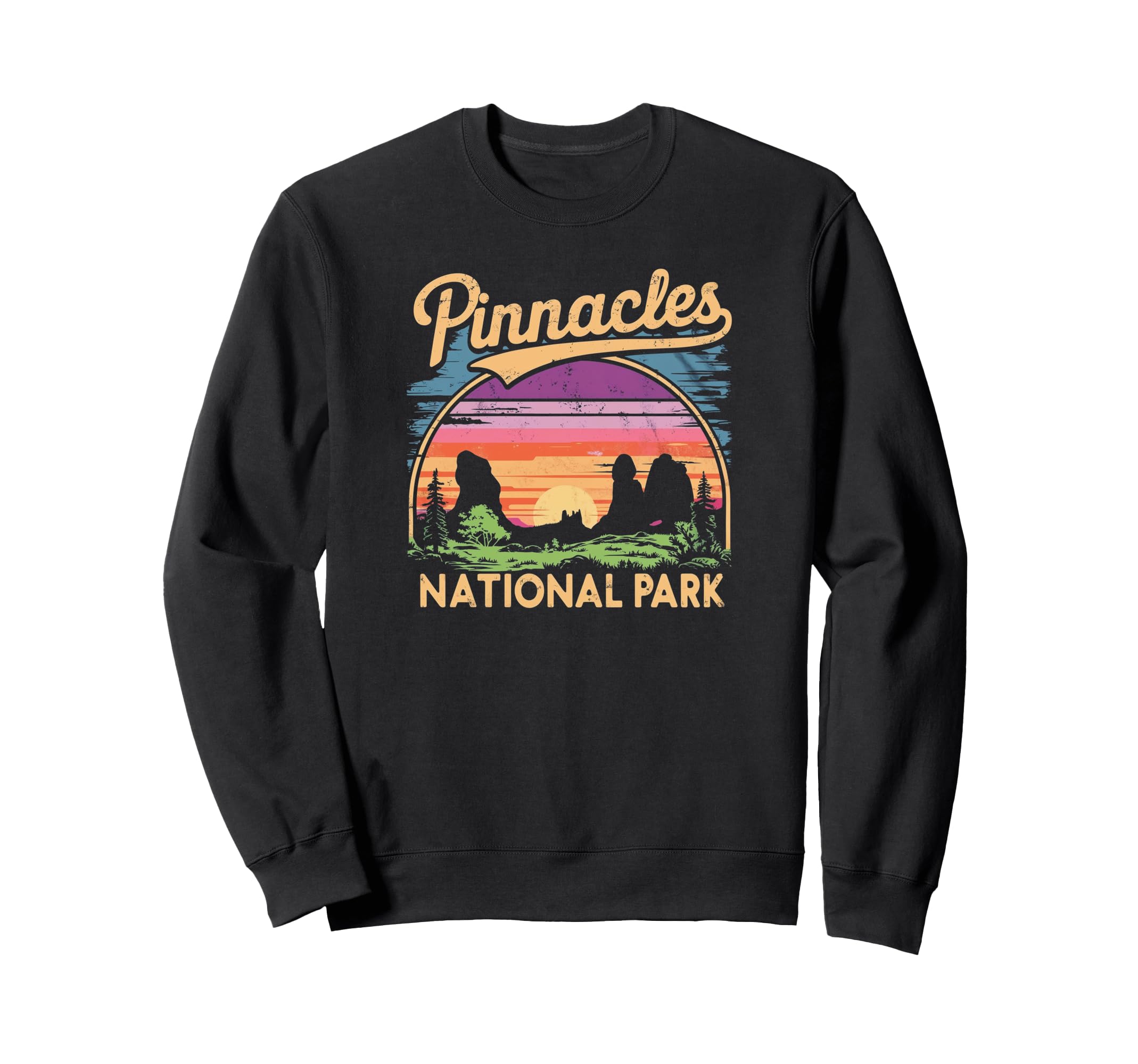 Pinnacles National Park California Sweatshirt - Minimalist Print Unisex - T-Shirt, Sweatshirt, Hoodie