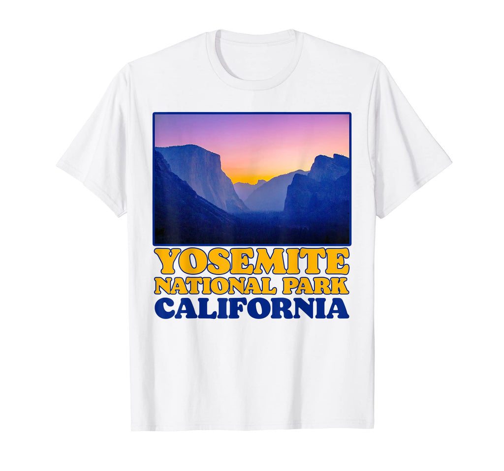 Yosemite Valley National Park Photo T-Shirt - Minimalist Print Men Women - T-Shirt, Sweatshirt, Hoodie