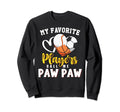 Paw Paw My Favorite Baseball Soccer Sweatshirt - Trendy Graphic for Adults - T-Shirt, Sweatshirt, Hoodie