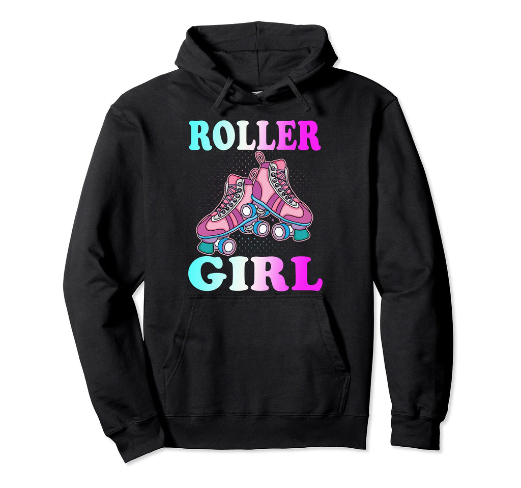 Roller Skater Skating Birthday Skates Hoodie - Minimalist Print Unisex - T-Shirt, Sweatshirt, Hoodie