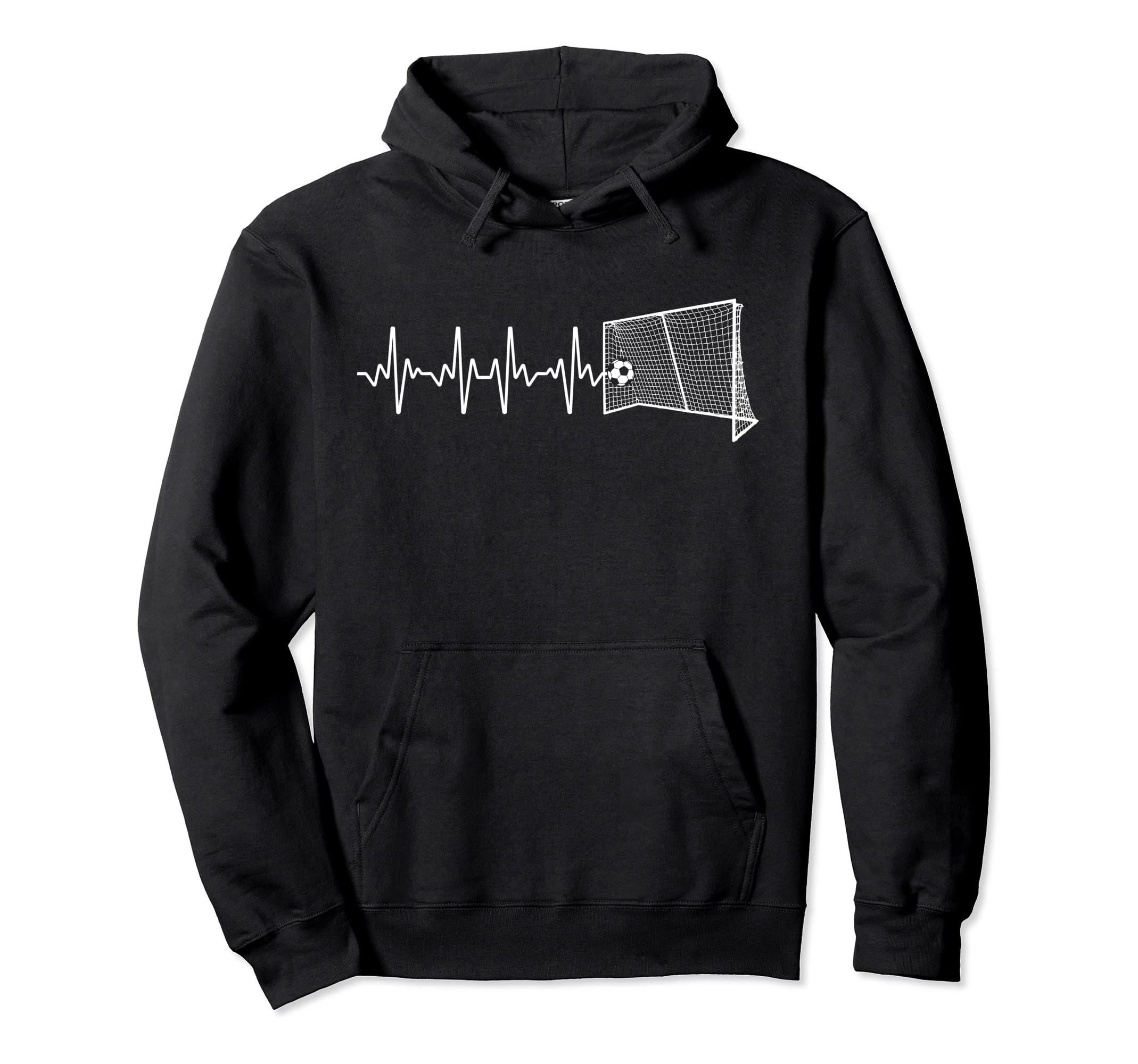 Soccer Art Soccer Lover Goalie Hoodie - Minimalist Print for Adults - T-Shirt, Sweatshirt, Hoodie