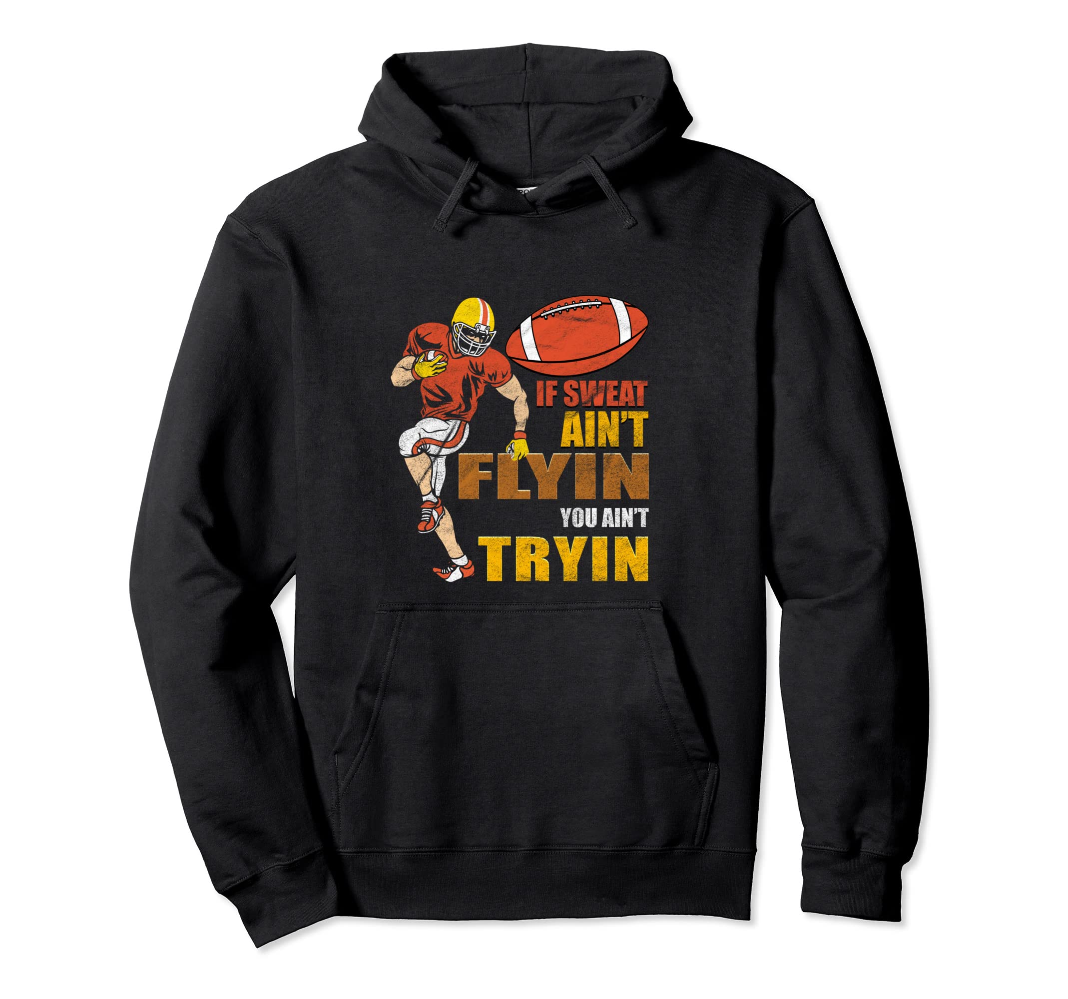 Football Player Sports Athlete Team Hoodie - Trendy Graphic Unisex - T-Shirt, Sweatshirt, Hoodie