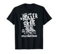 Roller Skating Skates T-Shirt - Minimalist Print for Adults - T-Shirt, Sweatshirt, Hoodie