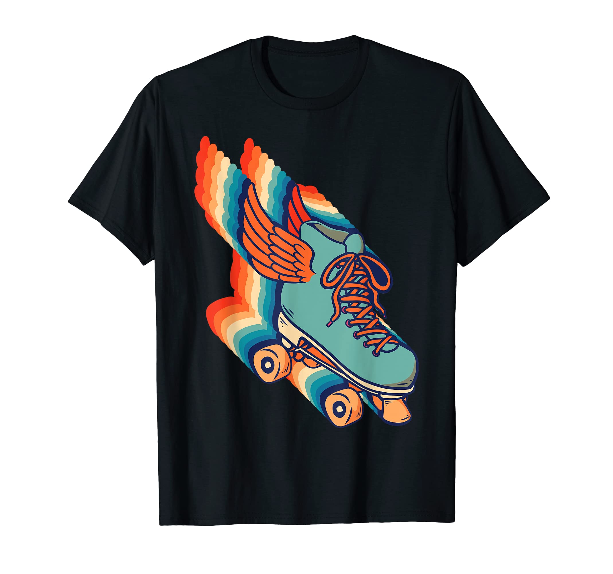 70S Roller Skates Disco T-Shirt - Streetwear Style Unisex - T-Shirt, Sweatshirt, Hoodie