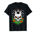 Creepy Soccer Skull Halloween Candle T-Shirt - Unique Graphic Men Women - T-Shirt, Sweatshirt, Hoodie