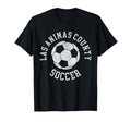 Las Animas County Soccer Distressed 90S T-Shirt - Minimalist Print Unisex - T-Shirt, Sweatshirt, Hoodie