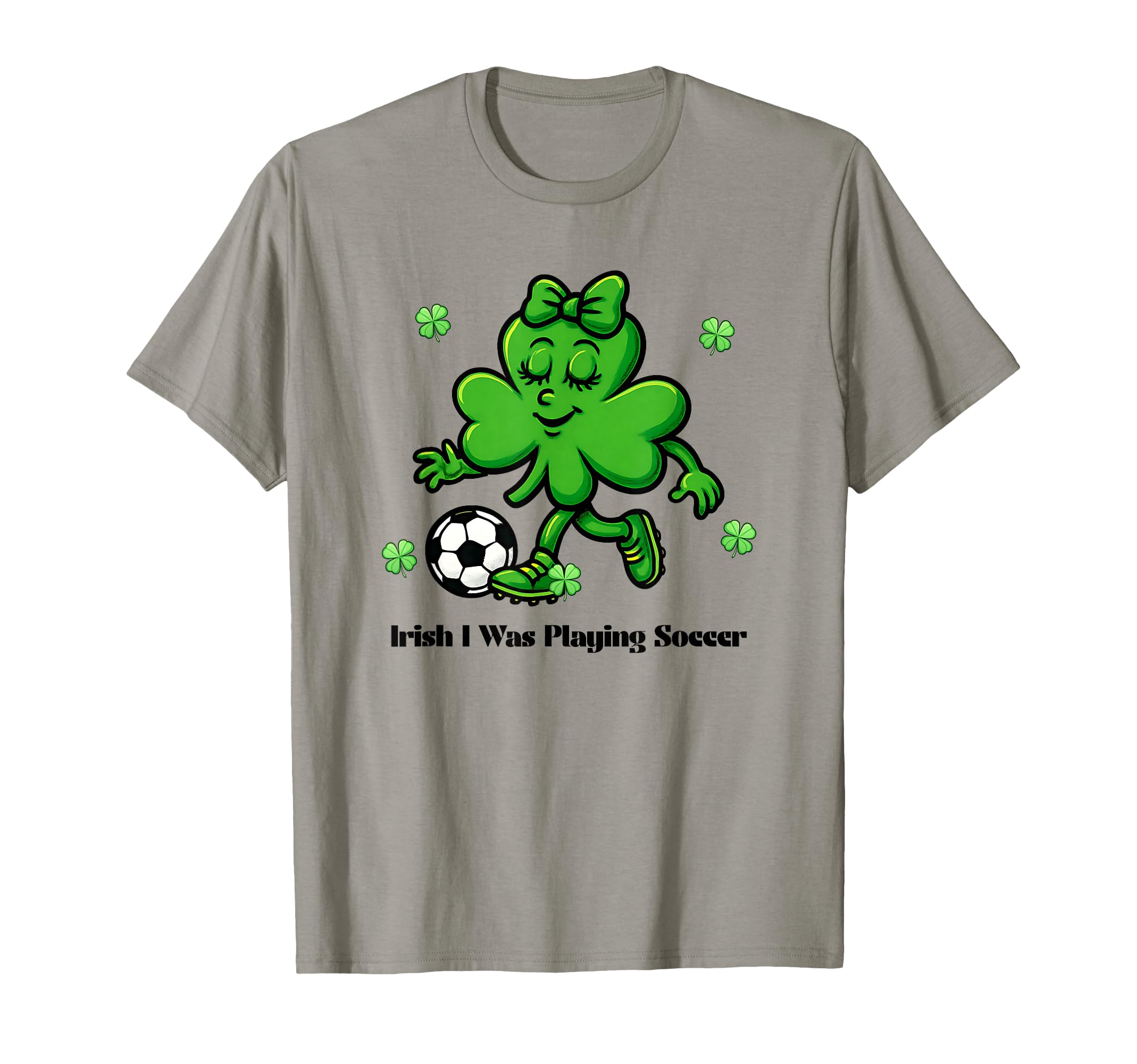Soccer St Patricks Day Funny Coquette T-Shirt - Novelty Apparel for Adults - T-Shirt, Sweatshirt, Hoodie