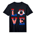 Croatia Love Croatian Soccer T-Shirt - Custom Art Print for Adults - T-Shirt, Sweatshirt, Hoodie