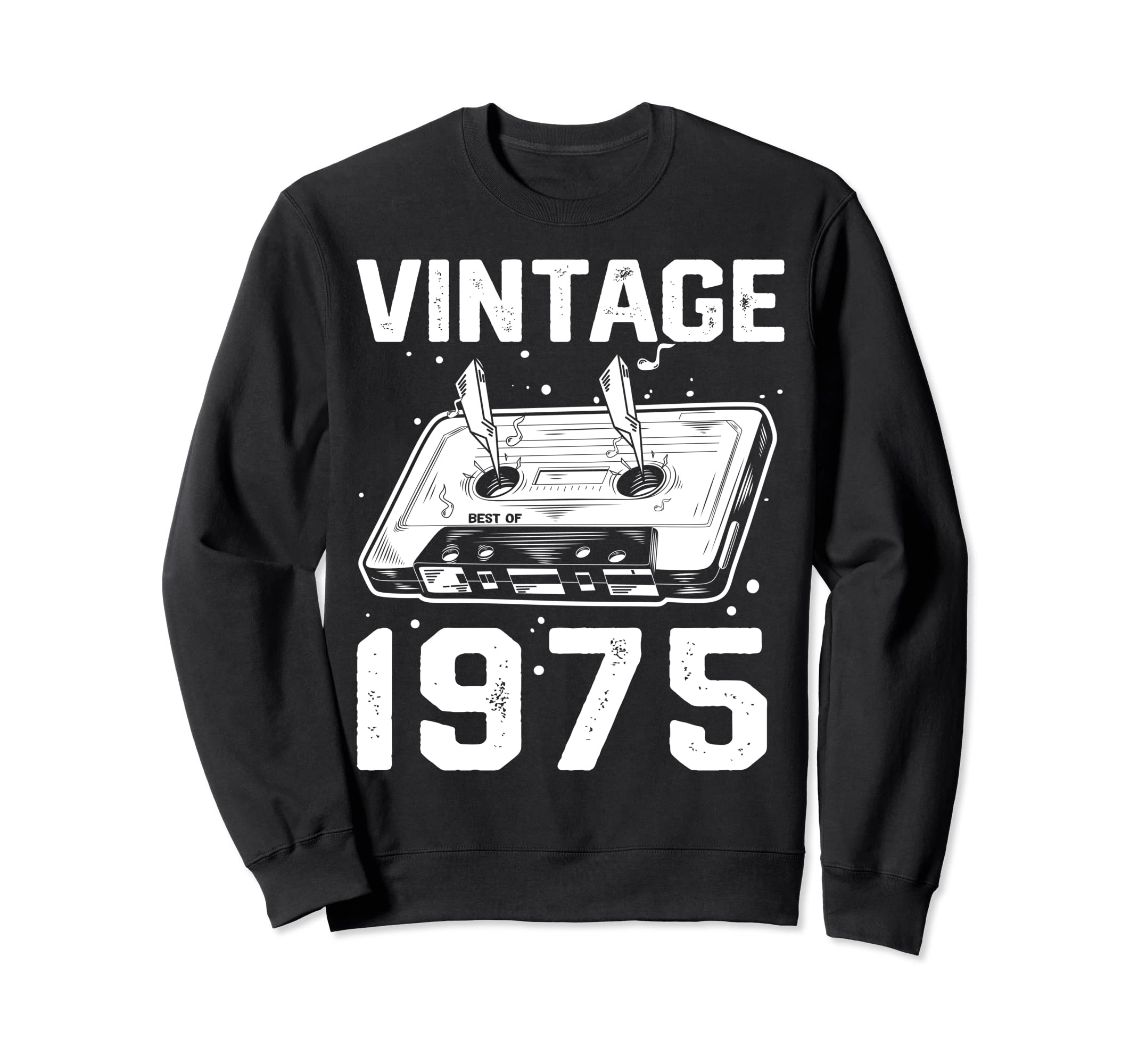 Birthday Best 1975 Bday 1975 Sweatshirt - Aesthetic Graphic Unisex - T-Shirt, Sweatshirt, Hoodie