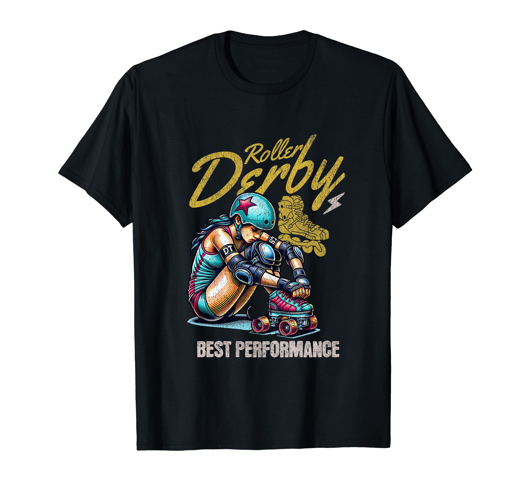 Roller Derby Skates Derby Skating Hoodie - Trendy Graphic for Adults - T-Shirt, Sweatshirt, Hoodie