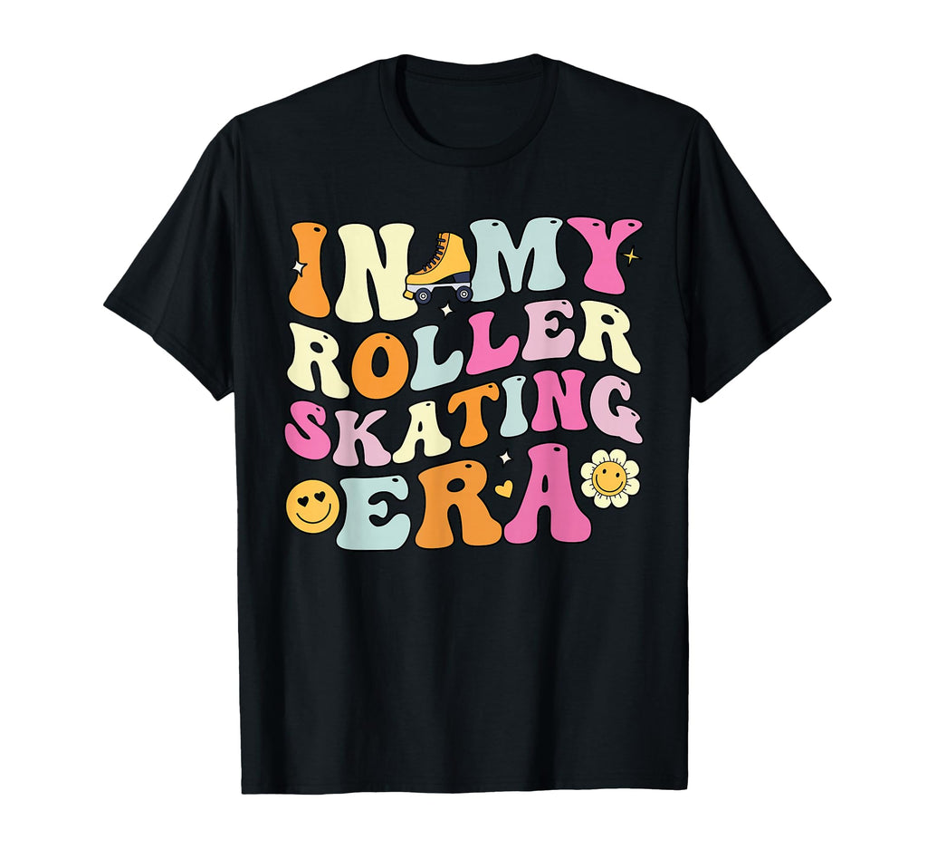 My Roller Skating Era Groovy Roller T-Shirt - Aesthetic Graphic for Adults - T-Shirt, Sweatshirt, Hoodie