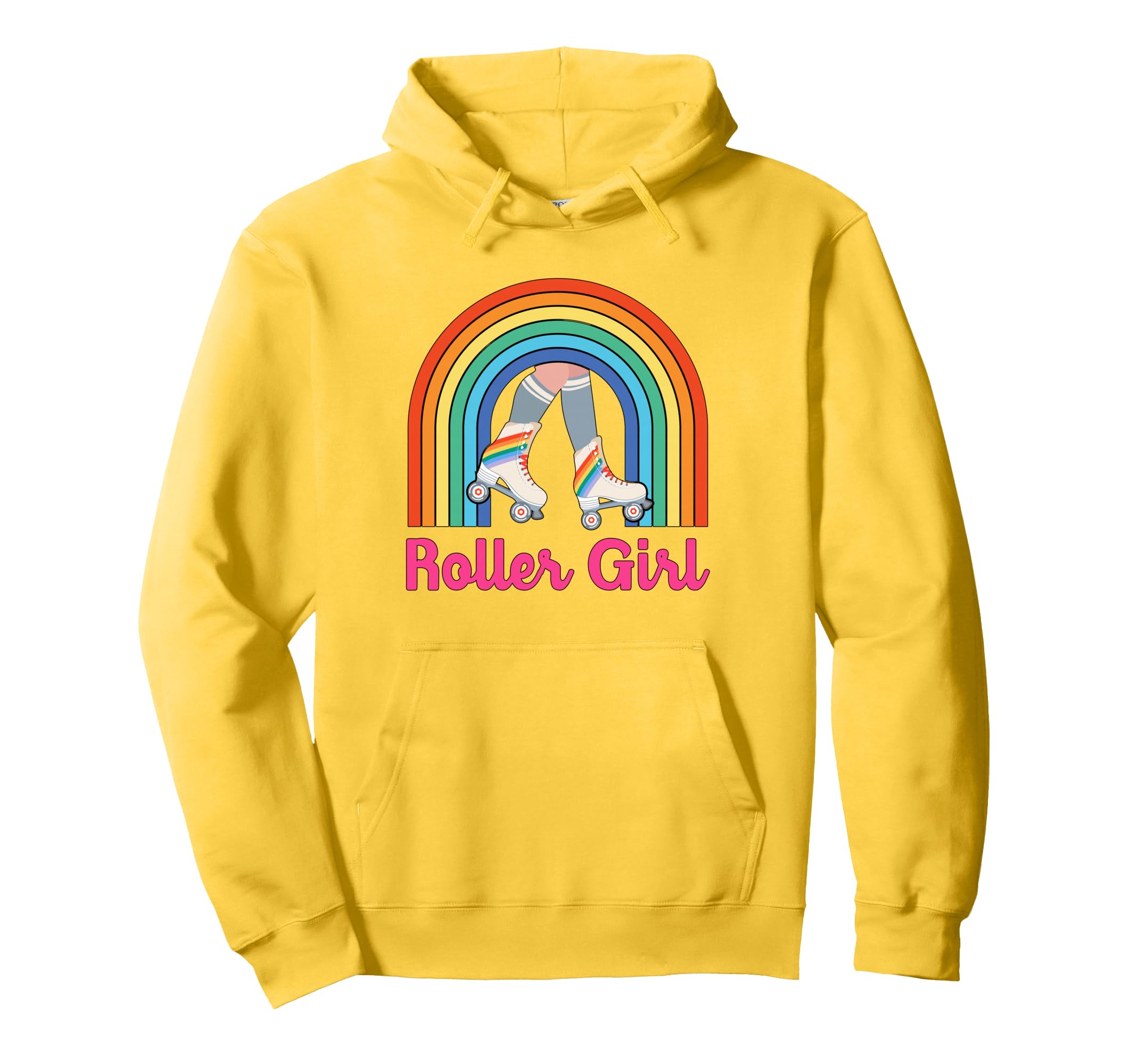 70S 80S Skating Roller Skates Hoodie - Novelty Apparel for Adults - T-Shirt, Sweatshirt, Hoodie