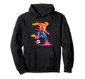 Colorful Funny Soccer Player Fan Game Hoodie - Unique Graphic Men Women - T-Shirt, Sweatshirt, Hoodie