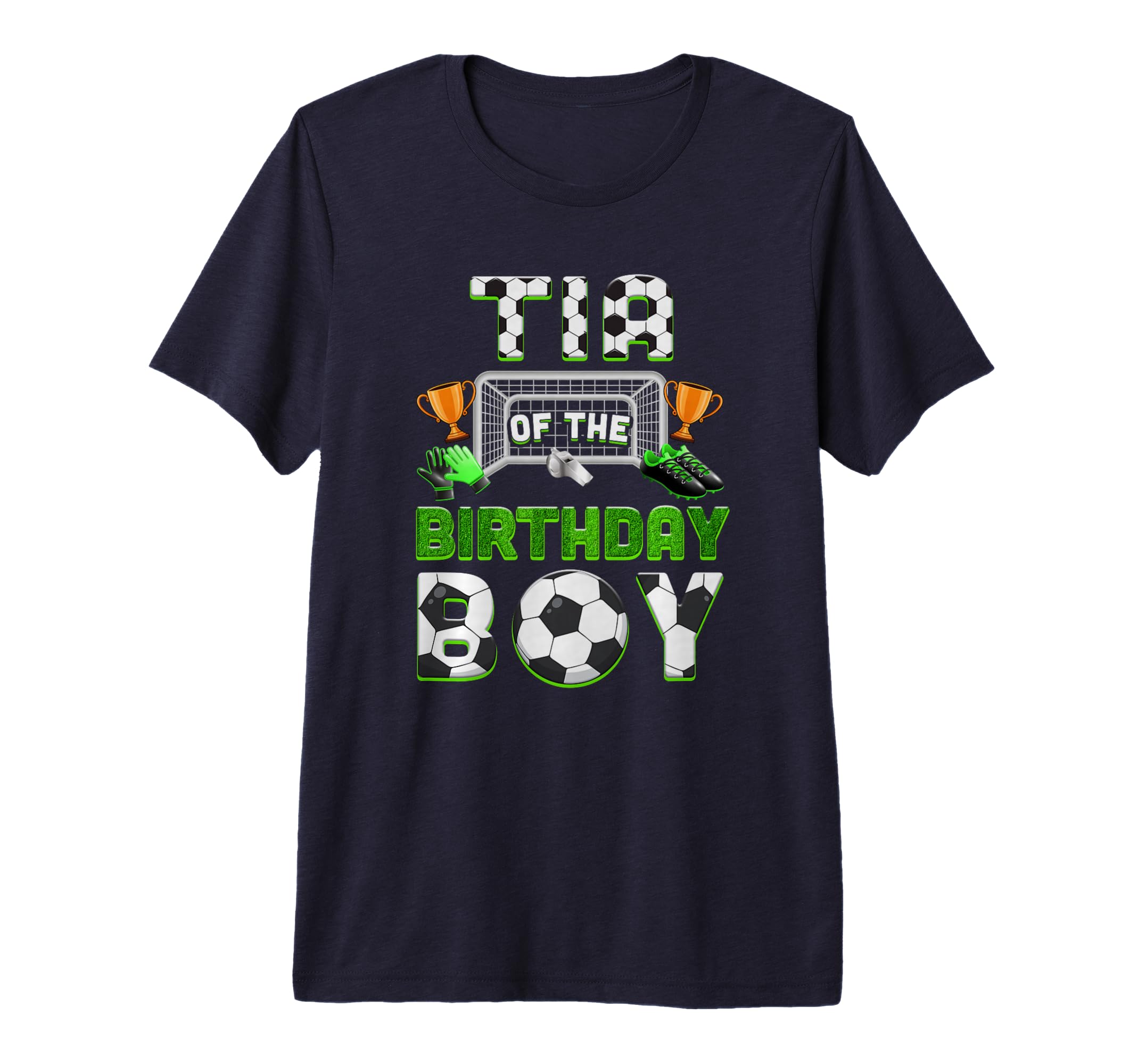 Tia Birthday Soccer Family Matching Party T-Shirt - Trendy Graphic Unisex - T-Shirt, Sweatshirt, Hoodie