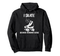 Roller Skating Disco Derby Skates Hoodie - Custom Art Print Unisex - T-Shirt, Sweatshirt, Hoodie
