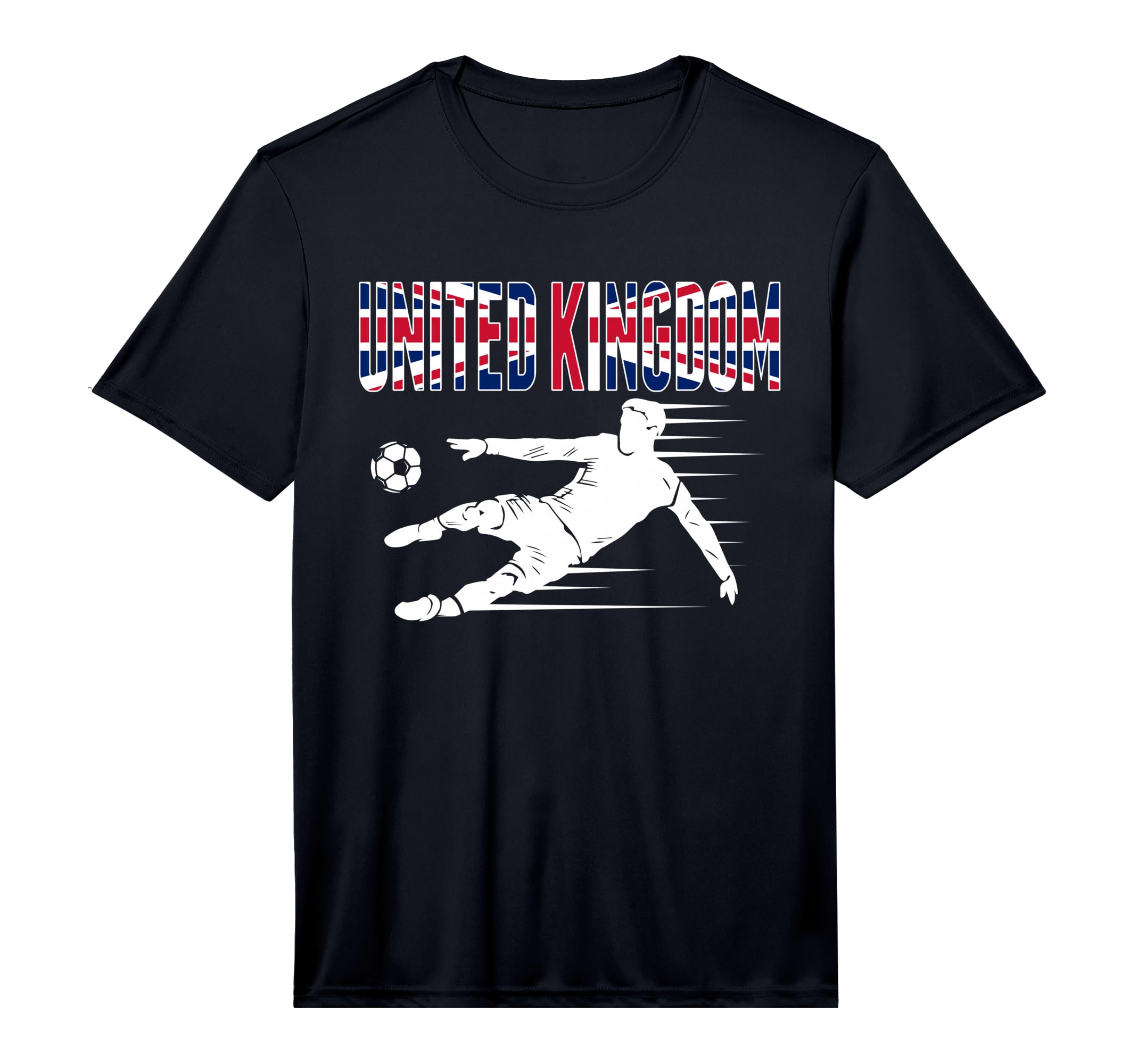 United Kingdom Soccer Fans Jersey T-Shirt - Minimalist Print for Adults - T-Shirt, Sweatshirt, Hoodie