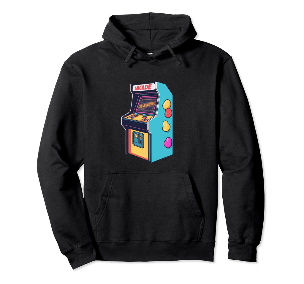Gaming Arcade Hoodie - Fun Novelty Design Men Women - T-Shirt, Sweatshirt, Hoodie