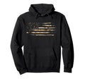 Distressed American Flag Usa Flags Hoodie - Minimalist Print for Adults - T-Shirt, Sweatshirt, Hoodie