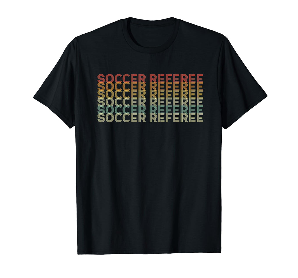 70S Soccer Referee Job Title T-Shirt - Trendy Graphic Men Women - T-Shirt, Sweatshirt, Hoodie