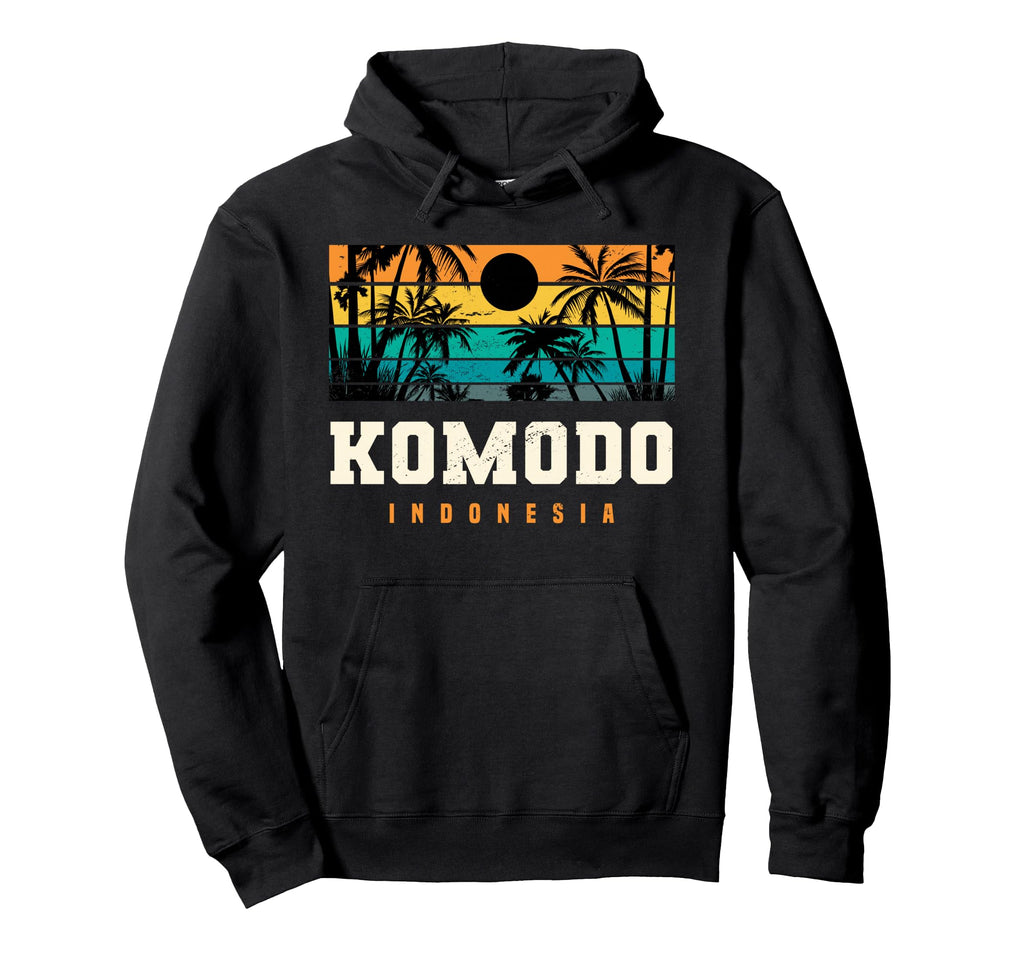 Komodo Indonesia Sunset Indonesian Hoodie - Casual Everyday Wear Men Women - T-Shirt, Sweatshirt, Hoodie