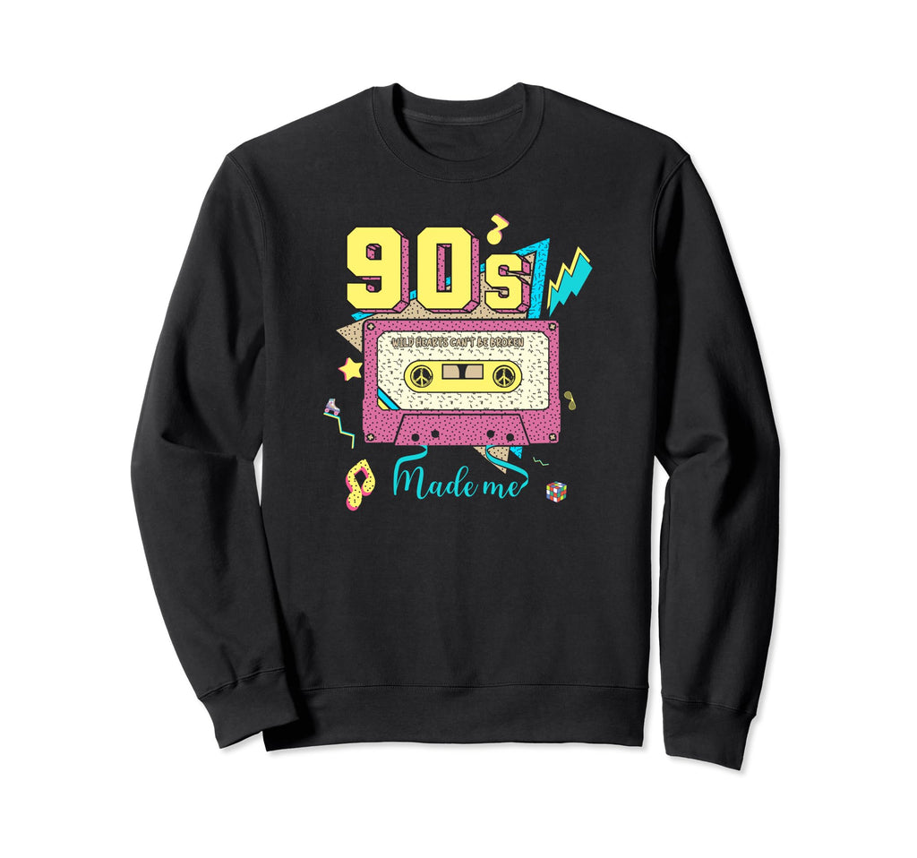 90S Made Me Groovy 90S Party Sweatshirt - Trendy Graphic for Adults - T-Shirt, Sweatshirt, Hoodie