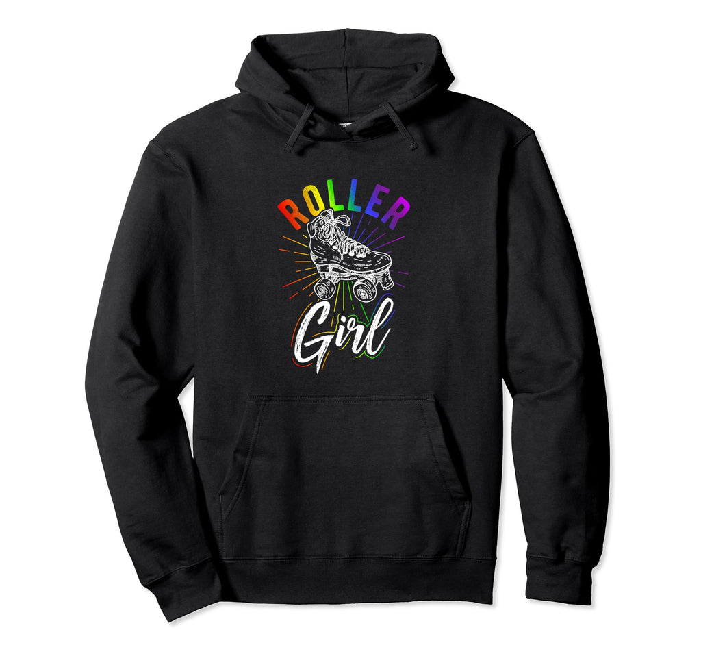 Roller Roller Skating Skating Hoodie - Minimalist Print Men Women - T-Shirt, Sweatshirt, Hoodie