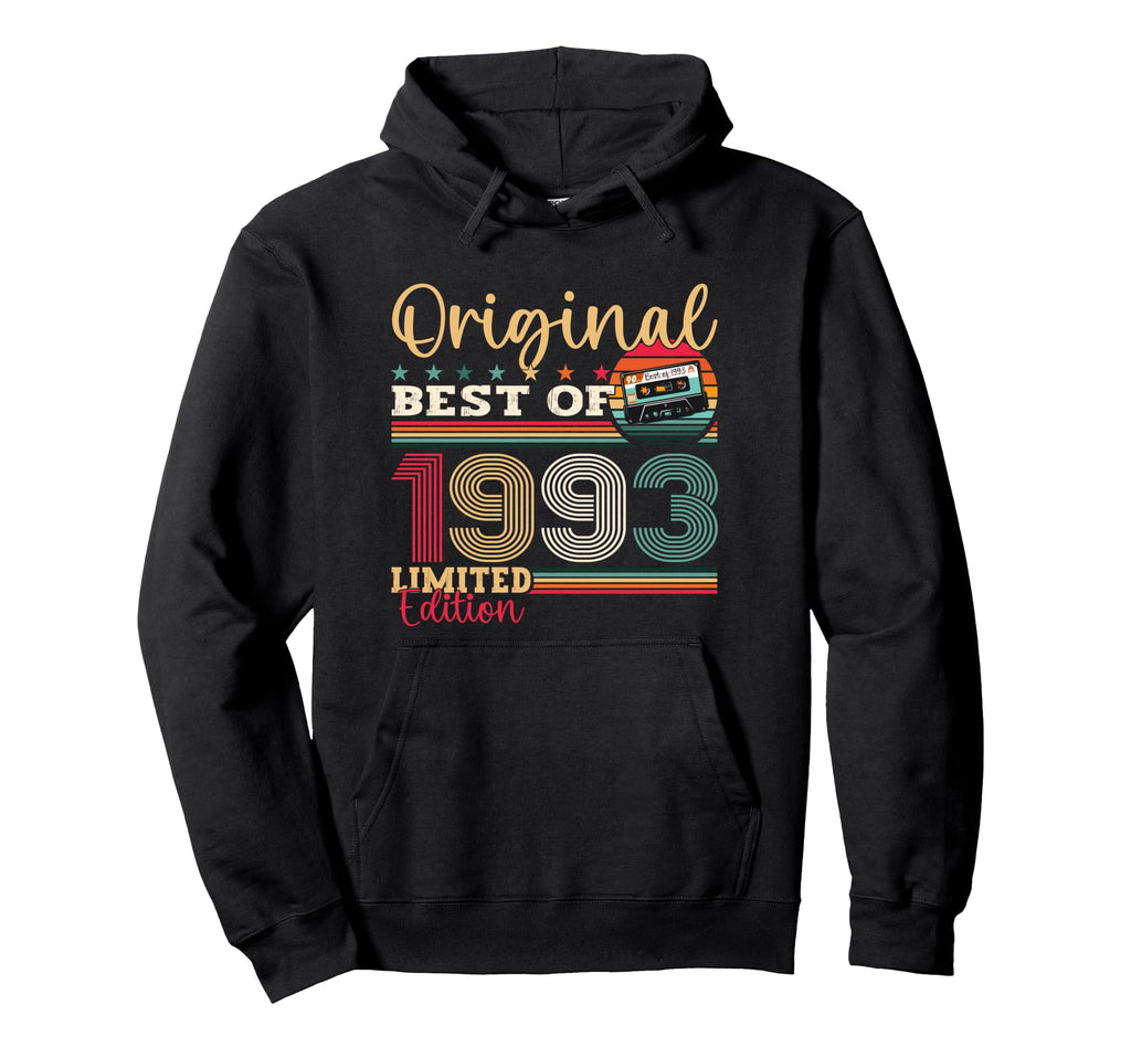 33Rd Birthday Original 1993 Cassette Hoodie - Unique Graphic for Adults - T-Shirt, Sweatshirt, Hoodie