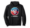 American Flag Soccer Player Teen Hoodie - Streetwear Style for Adults - T-Shirt, Sweatshirt, Hoodie