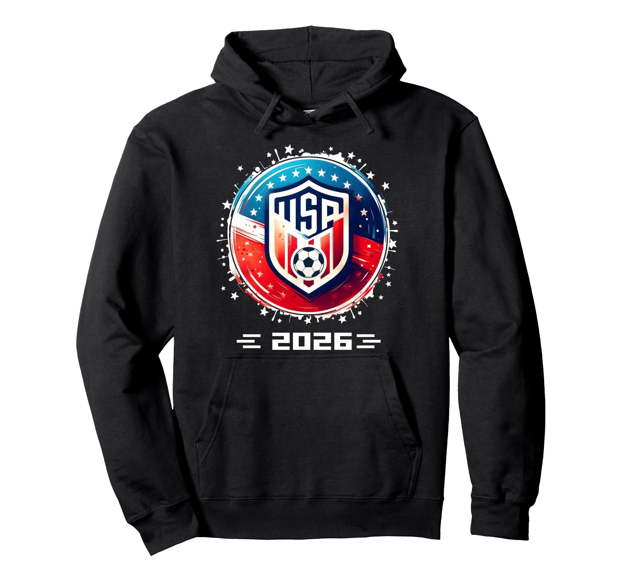 American Flag Soccer Player Teen Hoodie - Streetwear Style for Adults - T-Shirt, Sweatshirt, Hoodie