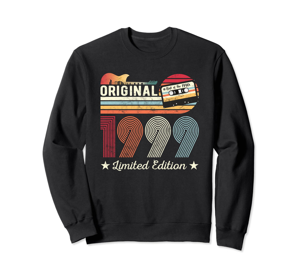 Original 1999 Birthday Guitar Sweatshirt - Aesthetic Graphic for Adults - T-Shirt, Sweatshirt, Hoodie