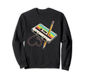 Cassette Tape Pencil Nostalgic 80S 90S Sweatshirt - Graphic Print Men Women - T-Shirt, Sweatshirt, Hoodie
