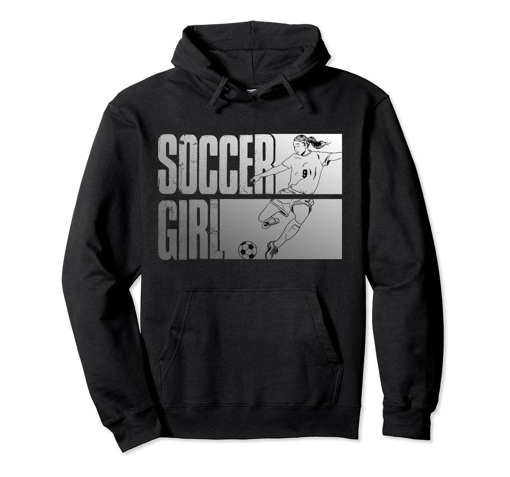 Soccer Funny Footballer Ball And Field Hoodie - Custom Art Print Men Women - T-Shirt, Sweatshirt, Hoodie