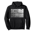 Soccer Funny Footballer Ball And Field Hoodie - Custom Art Print Men Women - T-Shirt, Sweatshirt, Hoodie