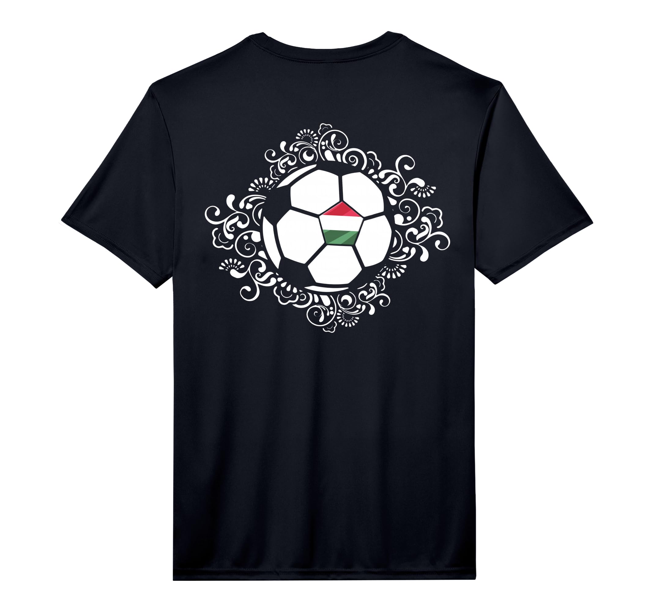 Floral Hungary Soccer Lover Jersey T-Shirt - Custom Art Print for Adults - T-Shirt, Sweatshirt, Hoodie