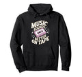 Music Sounds Better Tape Cassette Hoodie - Custom Art Print for Adults - T-Shirt, Sweatshirt, Hoodie